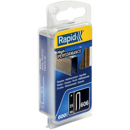Tackerklammern, 25 mm, Heftklammer Typ 606, 600 St., in Blisterverpackung