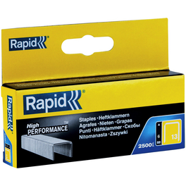 Tackerklammern, 6 mm, Heftklammer Typ 13, Klammern 13/6 mm 2.500 St., Box