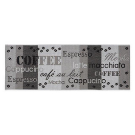 Teppich »Arizona«, BxL: 67 x 180 cm, silberfarben/grau Teppich »Arizona«, BxL: 67 x 180 cm, silberfarben/grau