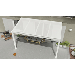 Terrassenüberdachung »Expert«, BxT: 300 x 300 cm, grau / RAL9007