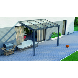 Terrassenüberdachung »Legend«, BxT: 300 x 200 cm, anthrazit / RAL7016, Glasdach Terrassenüberdachung »Legend«, BxT: 300 x 200 cm, anthrazit / RAL7016, Glasdach