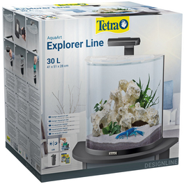 Tetra AquaArt Explorer Line LED Aquarium Schwarz 30L Tetra AquaArt Explorer Line LED Aquarium Schwarz 30L