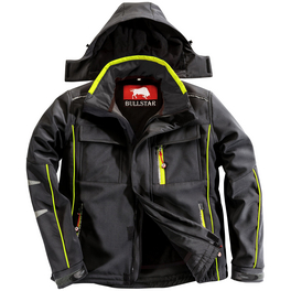 Thermo-Softshelljacke »ULTRA«, schwarz, Polyester/Elastan, Gr. M