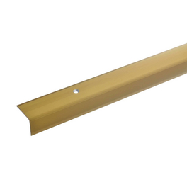 Treppenwinkelprofil »«, goldfarben, 22x30mm, gebohrt