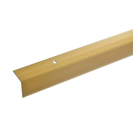Treppenwinkelprofil »«, goldfarben, 32x30mm, gebohrt