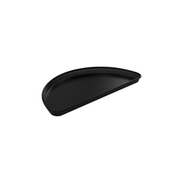Tropfschale, H: 5 cm, schwarz