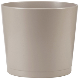 Übertopf »BASIC«, Breite: 13 cm, taupe, Keramik Übertopf »BASIC«, Breite: 13 cm, taupe, Keramik