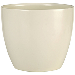 Übertopf, Breite: 11 cm, creme, Keramik Übertopf, Breite: 11 cm, creme, Keramik