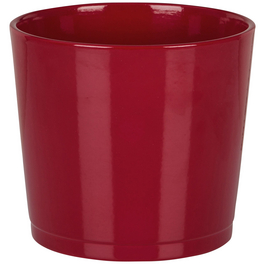 Übertopf, Breite: 12 cm, rot, Keramik