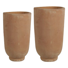 Vase »Kevin«, Breite: 29 cm, terrakottafarben, Keramik