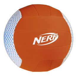Volleyball, weiß/orange, Neopren, Ø: 19 cm