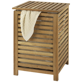 Wäschetruhe, BxHxL: 45 x 65 x 45 cm, Walnussholz Wäschetruhe, BxHxL: 45 x 65 x 45 cm, Walnussholz
