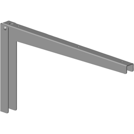 Wandkonsole »Klapp-Konsole«, Stahl, silberfarben