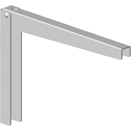 Wandkonsole »Klapp-Konsole«, Stahl, weiß