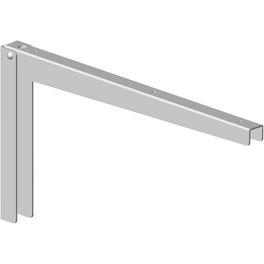 Wandkonsole »Klapp-Konsole«, Stahl, weiß