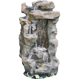 Wasserspiel, grau, inkl. Pumpe, Polystone Wasserspiel, grau, inkl. Pumpe, Polystone