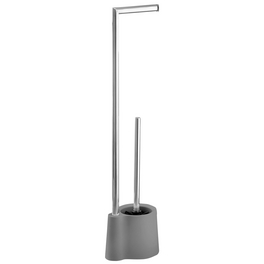 WC-Garnitur, Polypropylen (PP), grau WC-Garnitur, Polypropylen (PP), grau