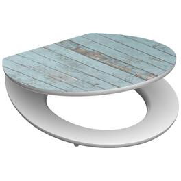 WC-Sitz »Blue Wood«, MDF, oval, mit Softclose-Funktion