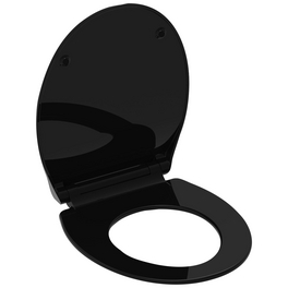 WC-Sitz »Slim Black«, Duroplast, oval, mit Softclose-Funktion