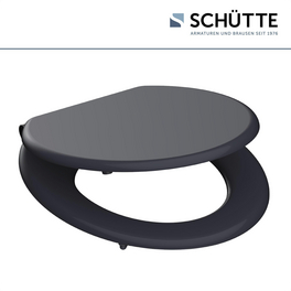 WC-Sitz »Spirit Anthrazit«, MDF, oval, mit Softclose-Funktion