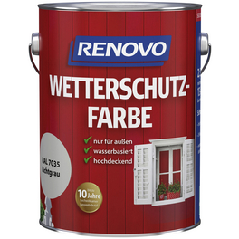 Wetterschutzfarbe seidenglänzend, lichtgrau RAL 7035