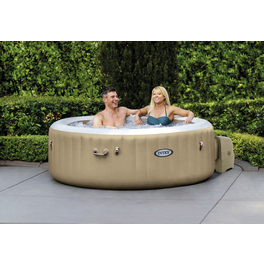 Whirlpool »PureSpa Bubble Massage«, ØxH: 196 x 50,8 cm, braun, 4 Sitzplätze