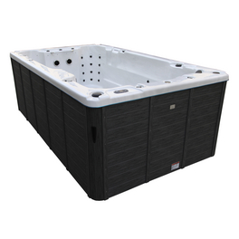 Whirlpool »Vansjø«, 228 x 137 x 421 cm, grau, 4 Sitzplätze