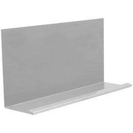 Winkelblech, BxL: 156 x 1000 mm, Aluminium, natur, mit Wasserfalz