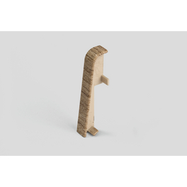 Zwischenstücke, für Sockelleiste (6 cm), Dekor: Eiche honig, Kunststoff, 2 Stück