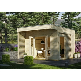 Gartenhaus »Tokio 2«, Holz, BxHxT: 340 x 270 x 340 cm (Außenmaße inkl. Dachüberstand)
