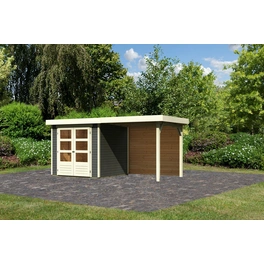 Gartenhaus »Askola«, Holz, BxHxT: 433 x 211 x 217 cm (Außenmaße inkl. Dachüberstand)