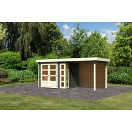 Gartenhaus »Kerko 3«, Holz, BxHxT: 462 x 211 x 217 cm (Außenmaße inkl. Dachüberstand)