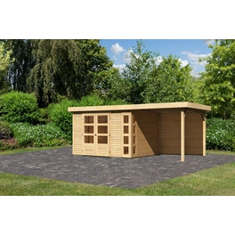 Gartenhaus »Kerko 5«, Holz, BxHxT: 522 x 210 x 246 cm (Außenmaße inkl. Dachüberstand)