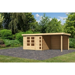 Gartenhaus »Kerko 5«, Holz, BxHxT: 557 x 210 x 246 cm (Außenmaße inkl. Dachüberstand)