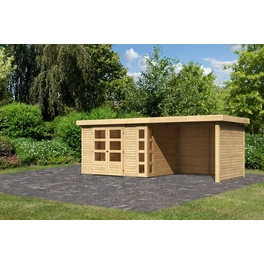 Gartenhaus »Kerko 5«, Holz, BxHxT: 557 x 210 x 246 cm (Außenmaße inkl. Dachüberstand)