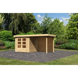Gartenhaus »Askola«, Holz, BxHxT: 433 x 211 x 217 cm (Außenmaße inkl. Dachüberstand)