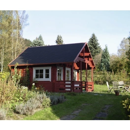 Gartenhaus »Sauerland«, Holz, BxHxT: 577 x 440 x 594 cm (Außenmaße inkl. Dachüberstand)