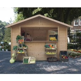 Gartenhaus »Marktstand 2«, Holz, BxHxT: 329 x 248 x 202 cm (Außenmaße inkl. Dachüberstand)