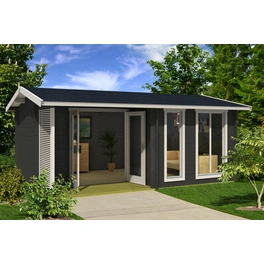 Gartenhaus »Brighton«, Holz, BxHxT: 580 x 245 x 370 cm (Außenmaße inkl. Dachüberstand)