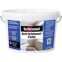 Anti-Schimmelfarbe, weiß, 2,5 l