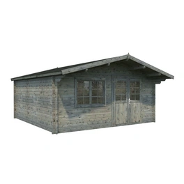 Blockbohlenhaus »Britta«, Holz, BxHxT: 516 x 270 x 594 cm (Außenmaße inkl. Dachüberstand)