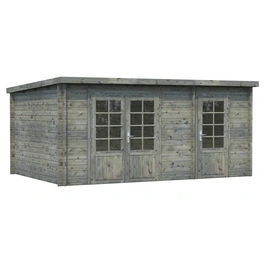 Blockbohlenhaus »Ella«, Holz, BxHxT: 477 x 214 x 300 cm (Außenmaße inkl. Dachüberstand)