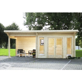 Gartenhaus »Trondheim 70-A XL«, Holz, BxHxT: 680 x 256 x 320 cm (Außenmaße inkl. Dachüberstand)