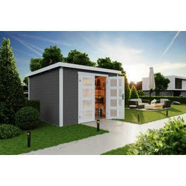 Gartenhaus »Zambezi 7«, Holz, BxHxT: 320 x 210,9 x 324,8 cm (Außenmaße inkl. Dachüberstand)