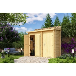 Gartenhaus »Bari«, Holz, BxHxT: 280 x 233,7 x 135 cm (Außenmaße inkl. Dachüberstand)