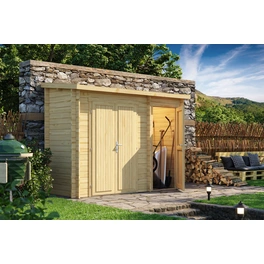 Gartenhaus »Bari«, Holz, BxHxT: 320 x 233,7 x 135 cm (Außenmaße inkl. Dachüberstand)