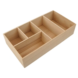 Organizer, Buche, BxHxT: 17 x 7 x 32,1 cm