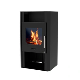 Kaminofen »Cube«, schwarz, Stahl, 6 kW, Dauerbrand geeignet