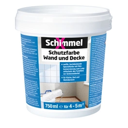 Anti-Schimmelfarbe, weiß, 750 ml