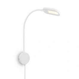 LED-Wandleuchte, 650 lm, 52 x 44,5 x 10 cm, weiß, helles warm-weiß, Touchfunktion